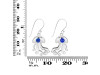 Lapis Jelly Fish Earring LLP-RUE-47.