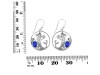 Lapis & White Topaz Mermaid Earring LLP-RUE-57.