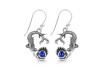 Lapis Mermaid & Oyster Earring LLP-RUE-64.