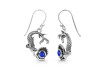 Lapis Mermaid & Oyster Earring LLP-RUE-64.