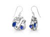 Lapis Mermaid & Sea Horse & Star Fish & Shell Earring LLP-RUE-66.