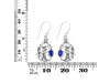 Lapis & White Topaz Mermaid & Turtle Earring LLP-RUE-67.