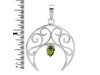 Moldavite Crescent Moon Pendant MLD-RDN-181-A.