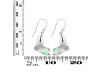 Opal & White Topaz Whale Tail Earring OPL-RUE-10.