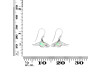 Opal & White Topaz Shark Earring OPL-RUE-13.