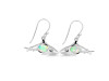 Opal & White Topaz Shark Earring OPL-RUE-13.