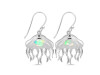 Opal & White Topaz Jelly Fish Earring OPL-RUE-14.