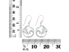 Opal & White Topaz Dolphin & Waves Earring OPL-RUE-20.