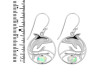 Opal Dolphin Earring OPL-RUE-27.