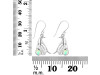 Opal & White Topaz Penguin Earring OPL-RUE-44.