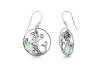 Opal & White Topaz Mermaid Earring OPL-RUE-57.