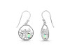 Opal & White Topaz Fish Earring OPL-RUE-62.