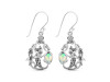 Opal & White Topaz Mermaid & Turtle Earring OPL-RUE-67.