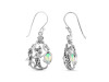 Opal & White Topaz Mermaid & Turtle Earring OPL-RUE-67.