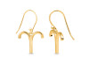 Aries Zodiac Plain Silver Jewelry Set PS-RDR-3098/RDE-1497/RDB-182/RDC-20.