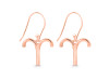 Aries Zodiac Plain Silver Jewelry Set PS-RDR-3098/RDE-1497/RDB-182/RDC-20.