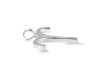 Aries Zodiac Plain Silver Jewelry Set PS-RDR-3098/RDE-1497/RDB-182/RDC-20.