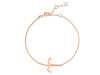 Aries Zodiac Plain Silver Jewelry Set PS-RDR-3098/RDE-1497/RDB-182/RDC-20.