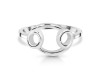 Cancer Zodiac Plain Silver Jewelry Set PS-RDR-3092/RDE-1500/RDB-185/RDC-23.