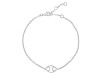 Cancer Zodiac Plain Silver Jewelry Set PS-RDR-3092/RDE-1500/RDB-185/RDC-23.