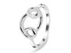 Cancer Zodiac Plain Silver Jewelry Set PS-RDR-3092/RDE-1500/RDB-185/RDC-23.