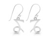 Capricorn Zodiac Plain Silver Jewelry Set PS-RDR-3087/RDE-1494/RDB-179/RDC-17.