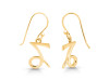 Capricorn Zodiac Plain Silver Jewelry Set PS-RDR-3087/RDE-1494/RDB-179/RDC-17.