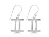 Gemini Zodiac Plain Silver Jewelry Set PS-RDR-3091/RDE-1499/RDB-184/RDC-22.