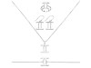 Gemini Zodiac Plain Silver Jewelry Set PS-RDR-3091/RDE-1499/RDB-184/RDC-22.