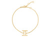 Gemini Zodiac Plain Silver Jewelry Set PS-RDR-3091/RDE-1499/RDB-184/RDC-22.