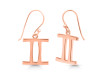 Gemini Zodiac Plain Silver Jewelry Set PS-RDR-3091/RDE-1499/RDB-184/RDC-22.