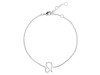 Leo Zodiac Plain Silver Jewelry Set PS-RDR-3093/RDE-1501/RDB-186/RDC-24.