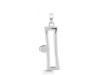 Libra Zodiac Plain Silver Jewelry Set PS-RDR-3095/RDE-1503/RDB-188/RDC-26.