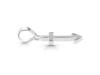 Sagittarius Zodiac Plain Silver Jewelry Set PS-RDR-3097/RDE-1505/RDB-190/RDC-28.