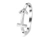 Sagittarius Zodiac Plain Silver Jewelry Set PS-RDR-3097/RDE-1505/RDB-190/RDC-28.