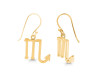 Scorpio Zodiac Plain Silver Jewelry Set PS-RDR-3096/RDE-1504/RDB-189/RDC-27.