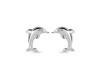 Plain Silver Dolphin Stud Earring PS-RDE-622.