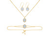Moonstone Jewelry Set RBM-RDB-68-RDN-78-RDE-694.