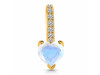 Moonstone & White Topaz Pendant RBM-RDP-540.