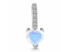 Moonstone & White Topaz Pendant RBM-RDP-540.