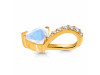 Moonstone & White Topaz Pendant RBM-RDP-540.