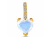 Moonstone & White Topaz Pendant RBM-RDP-819.