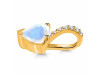 Moonstone & White Topaz Pendant RBM-RDP-819.