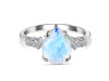 Moonstone & White Topaz Ring RBM-RDR-2216.