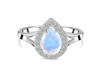 Moonstone & White Topaz Ring RBM-RDR-2253.