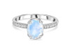 Moonstone & White Topaz Ring RBM-RDR-2382.