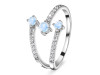 Moonstone & White Topaz Ring RBM-RDR-2520.