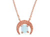 Moonstone Raw Crystal & White Topaz Necklace RBM-RN-67.