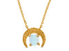 Moonstone Raw Crystal & White Topaz Necklace RBM-RN-67.