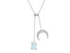 Moonstone Raw Crystal & White Topaz Necklace RBM-RN-71.